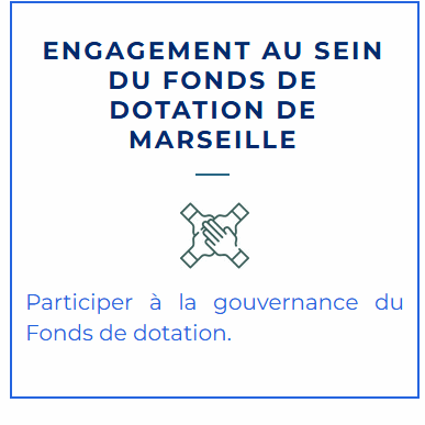 Participer à la gouvernance Fonds de dotation de Marseille